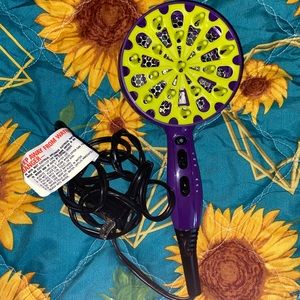 Bed Head Curls in Check 1875 Watt Diffuser Hair Dryer, Purple